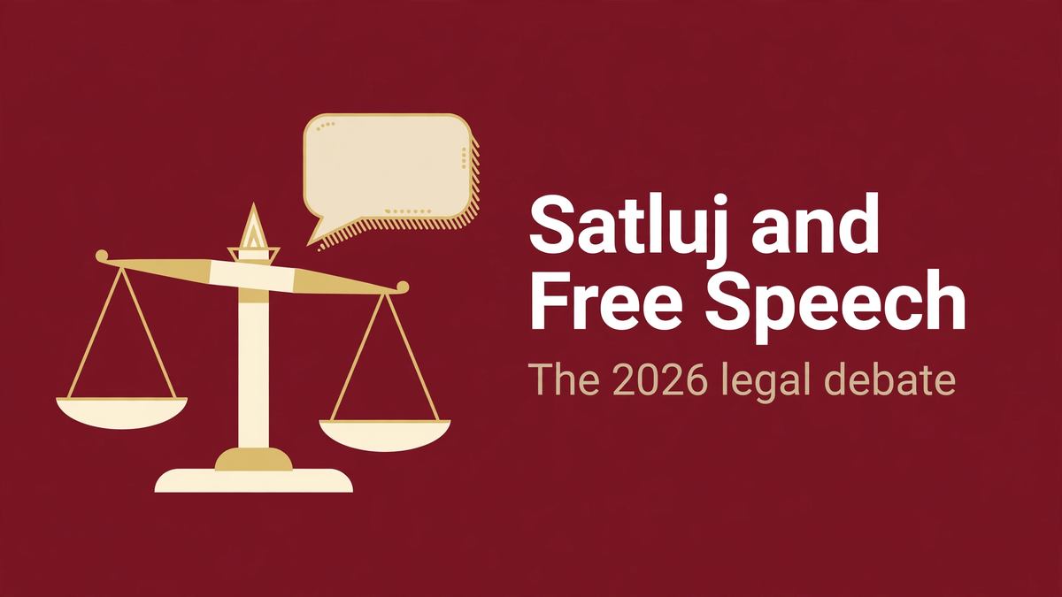 Satluj Free Speech Debate and the 2026 PIL